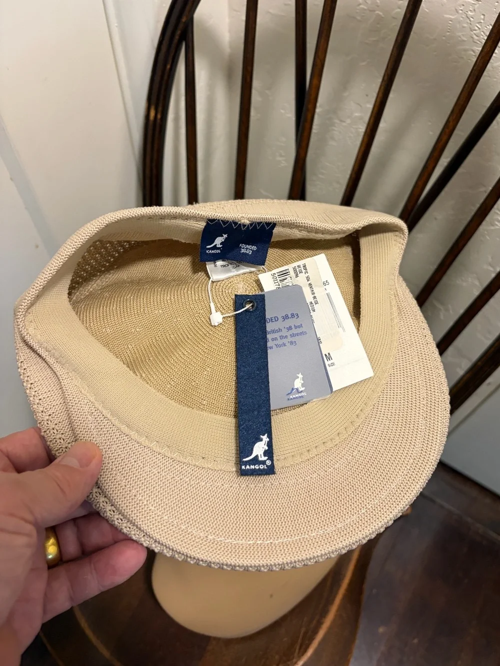 Kangol Tropic 504 Ventair Cap Unisex Large  Beige